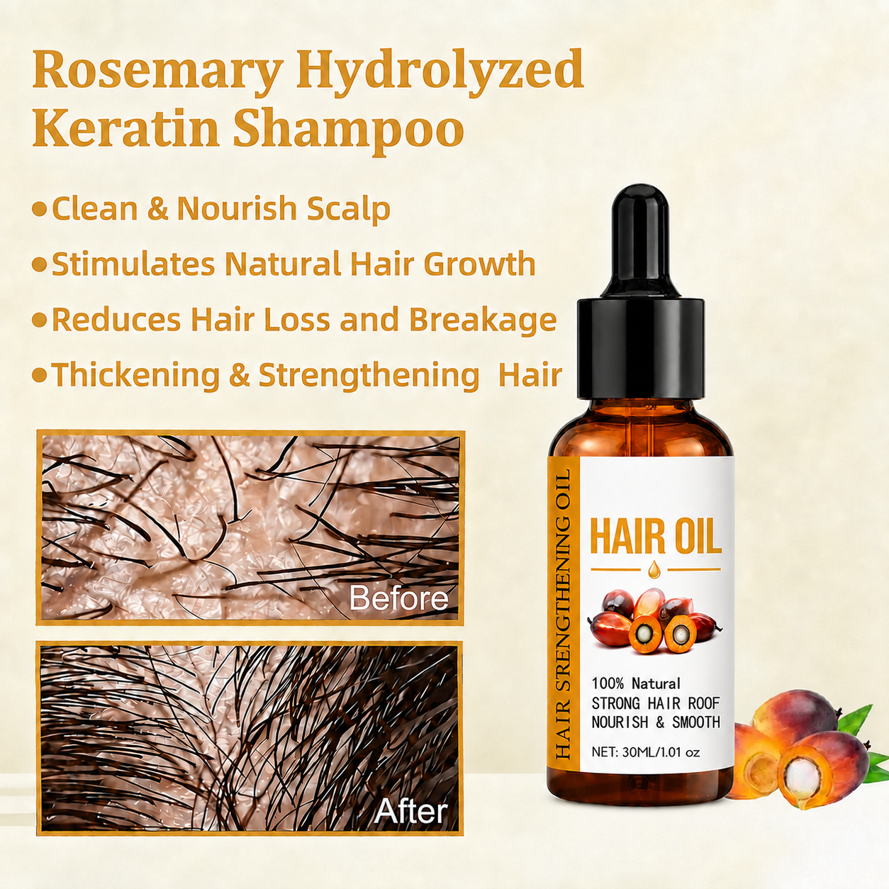 XSCCAC Hair Growth Oil Buy 2 Get 1 Free